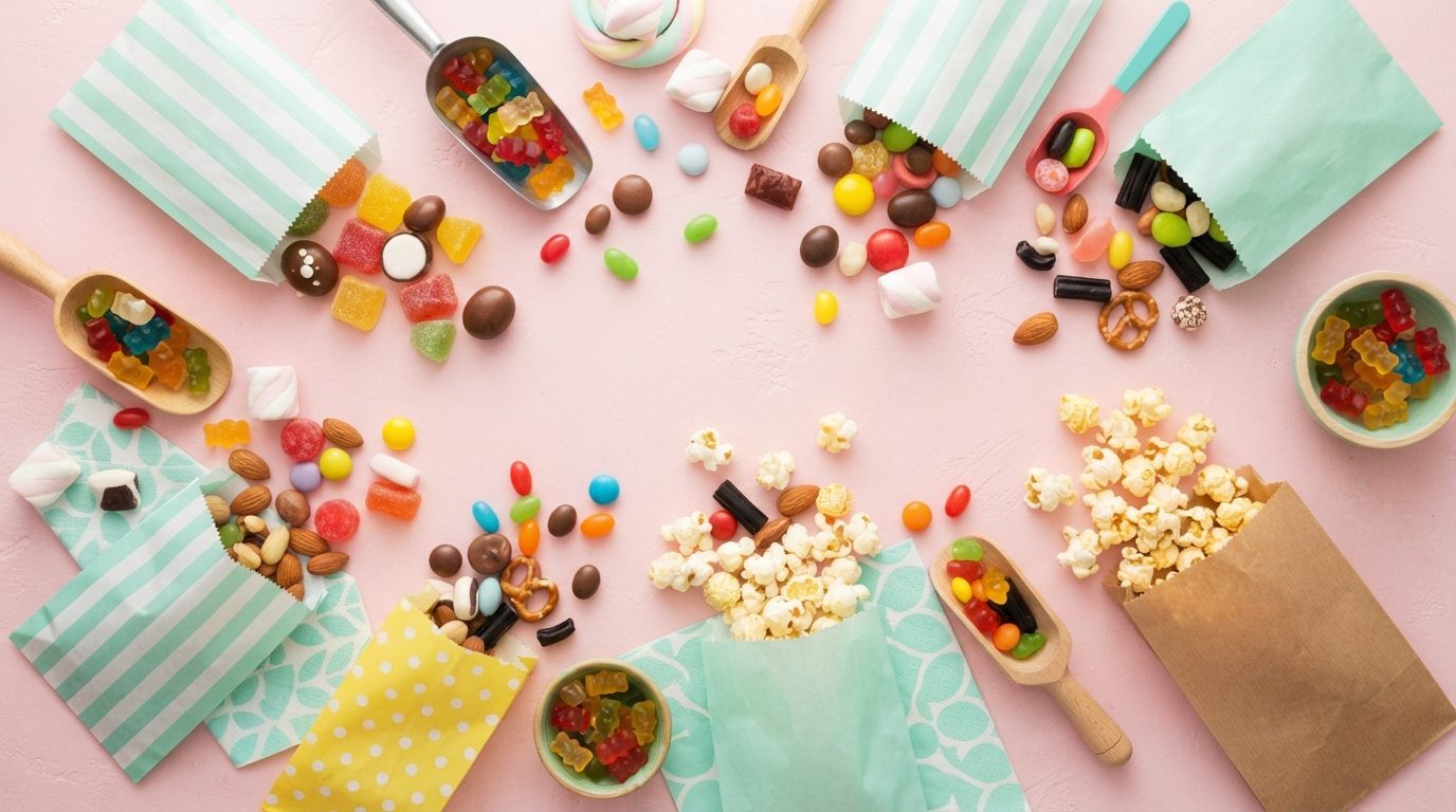 Illustration til emnet: Snacks til hverdag og fest